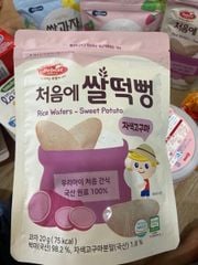 Bánh gạo dẹt hữu cơ Bebest