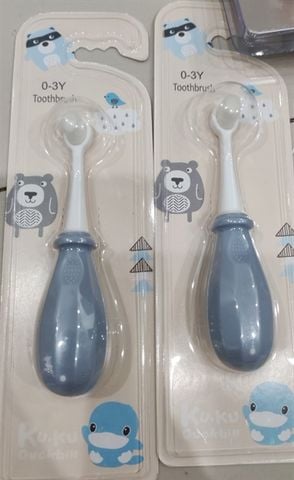 Bàn chải đánh răng lông mềm KuKu KU1148-001 0-3Y