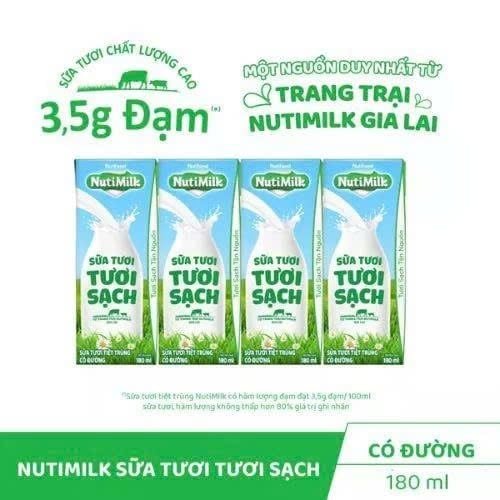 Sữa tươi sạch Nutimilk