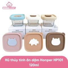 Hũ thủy tinh ăn dặm Honper HP101 120ml