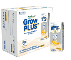 Sữa GrowPLUS+ Dinh dưỡng tăng chiều cao VỊ CHUỐI SỮA