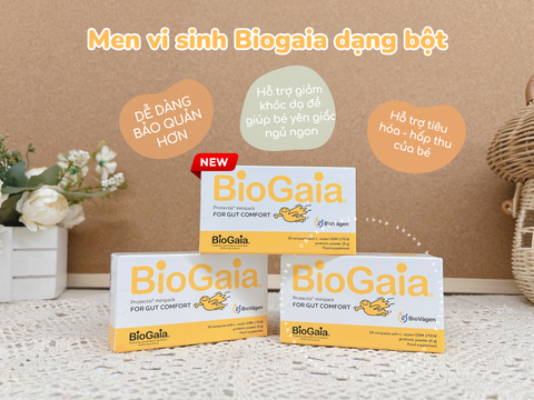 Men vi sinh Biogaia dạng bột