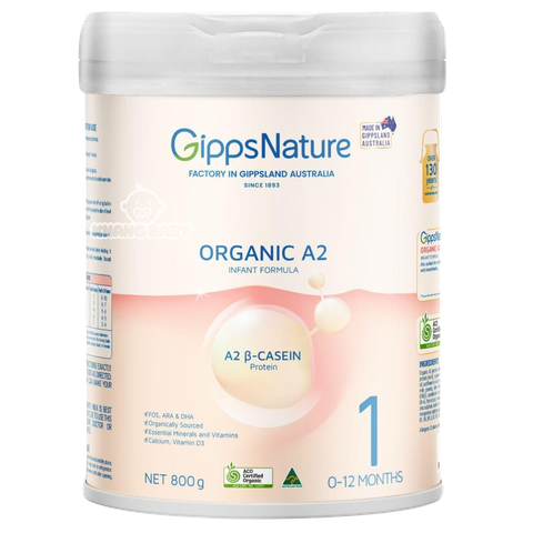 Sữa công thức hữu cơ Gipps Nature Organic A2