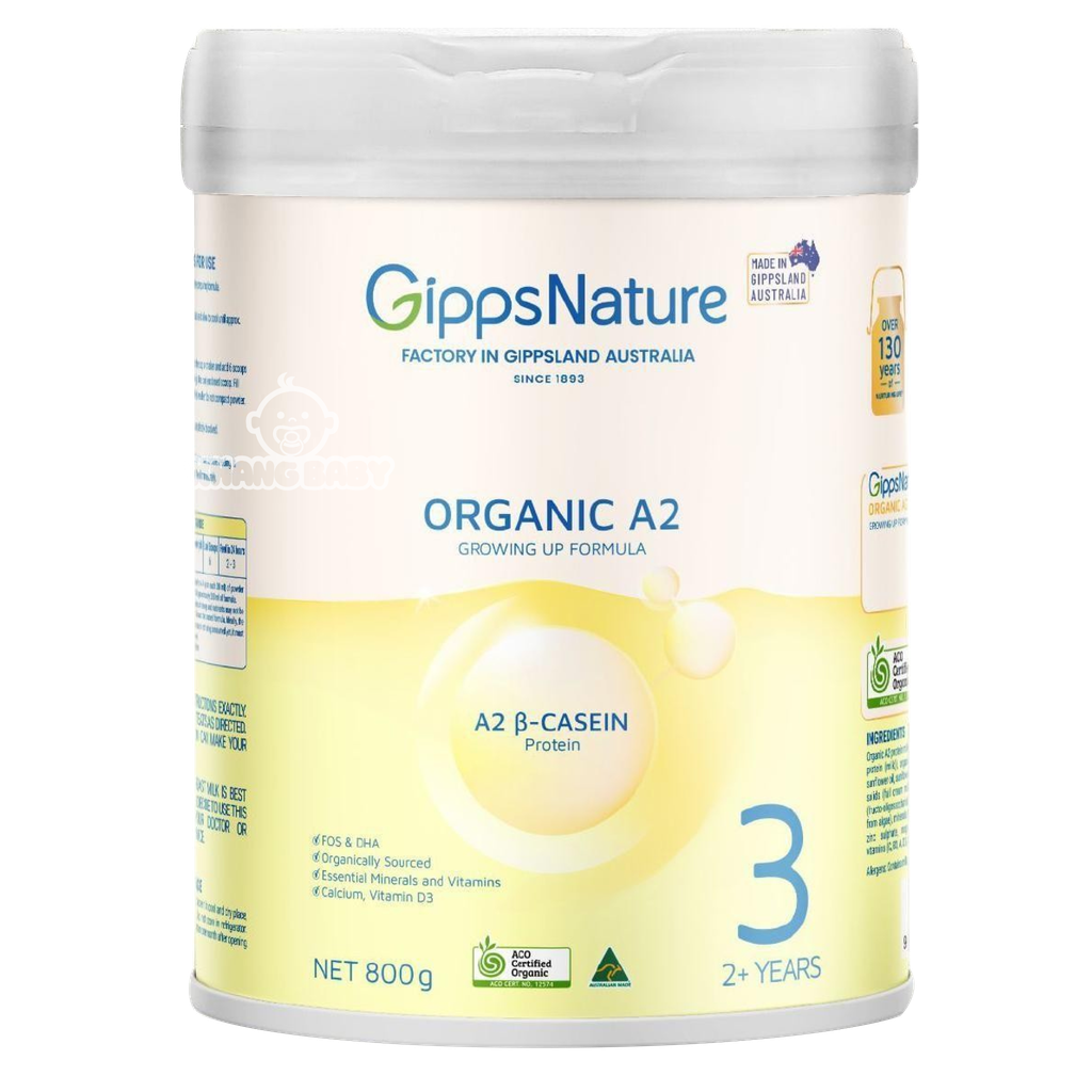 Sữa công thức hữu cơ cao cấp Gipps Nature Organic A2