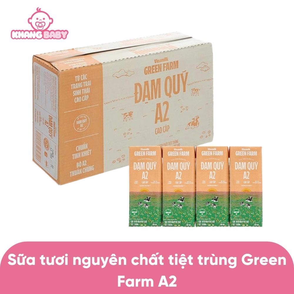 Sữa tươi nguyên chất tiệt trùng Green Farm A2