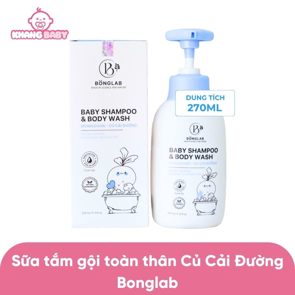 Sữa tắm gội toàn thân Củ Cải Đường Bonglab