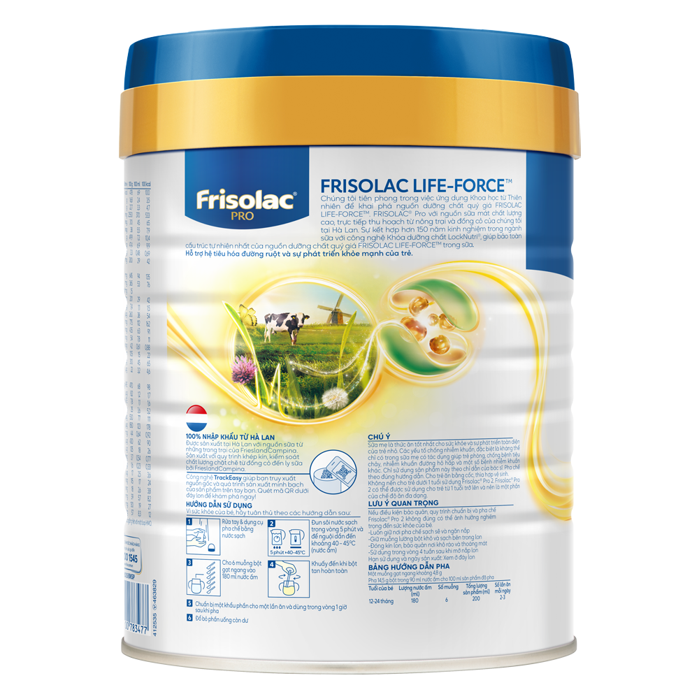 Sữa Frisolac Gold PRO 800g mẫu mới