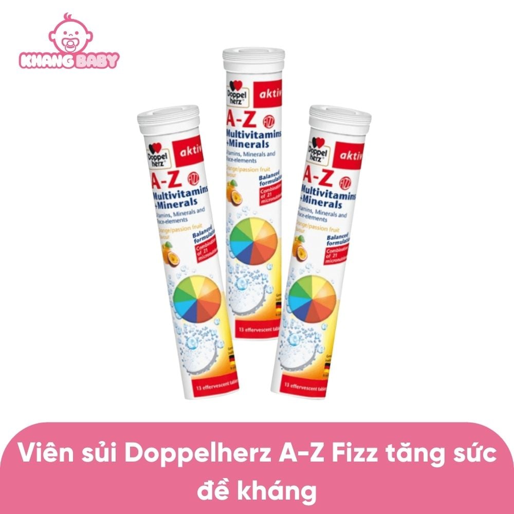 Viên sủi Doppel Herz A-Z Fizz tăng sức đề kháng