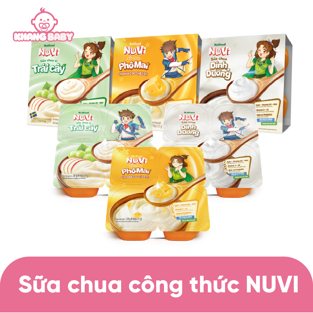 Sữa chua Nuvi vị trái cây