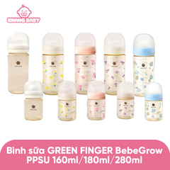 Bình sữa GREEN FINGER BebeGrow PPSU