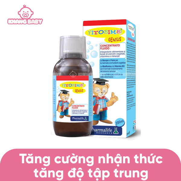 Hỗ trợ nhận thức, ghi nhớ Fitobimbi Genius
