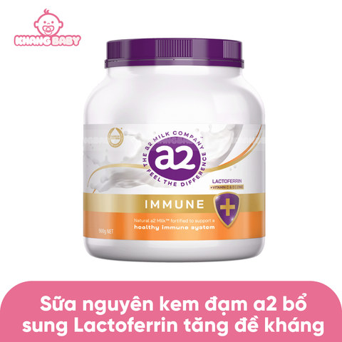 Sữa bột A2 Immune Lactoferrin tăng đề kháng 900g
