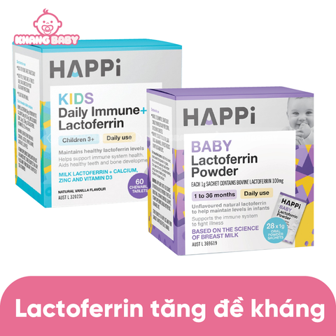 Bột dinh dưỡng Happi Baby Lactoferrin Powder cho bé