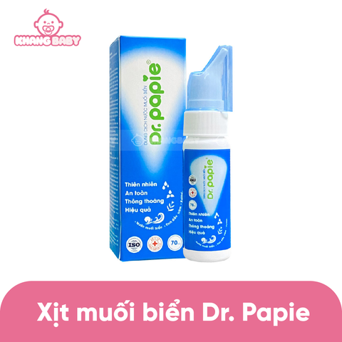 Xịt muối biển Dr Papie