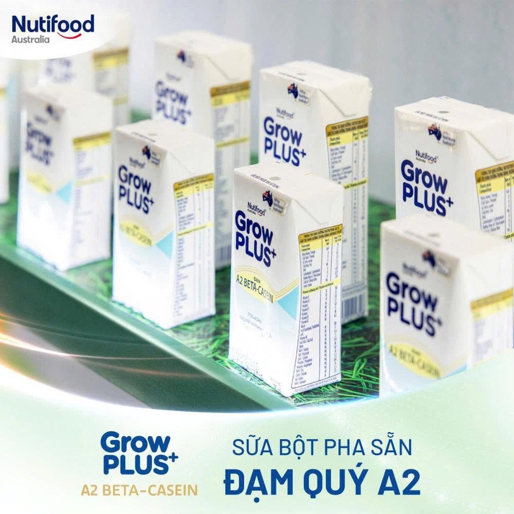 Sữa Pha Sẵn Nutifood GrowPLUS+ Đạm A2
