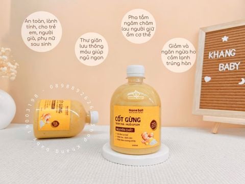 Nước cốt gừng tràm khuynh diệp