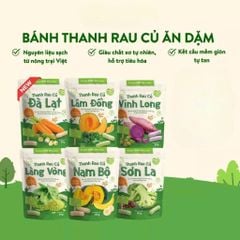 Bánh ăn dặm dạng Thanh Rau Củ Mămmy 6M+