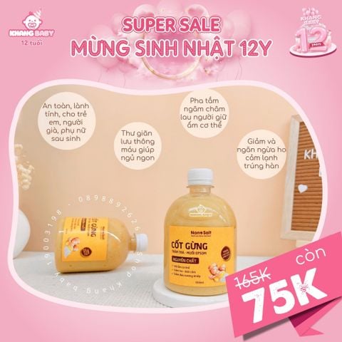 Nước cốt gừng tràm khuynh diệp
