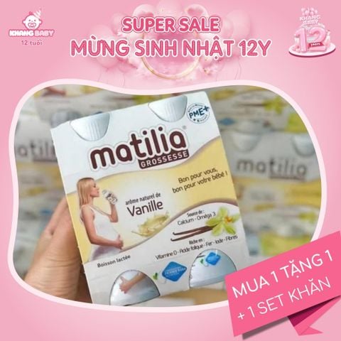 Sữa bầu Matilia Pháp các vị