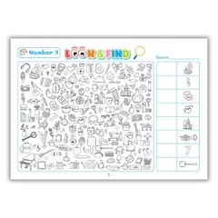 Sách Look and Find Cho Bé – SHAPE/NUMBER Và SHAPE/ COLOR Tìm Hình và Tô Màu Thông Minh Phát Triển IQ EQ  - Bộ 2 Cuốn – ABBOOKS