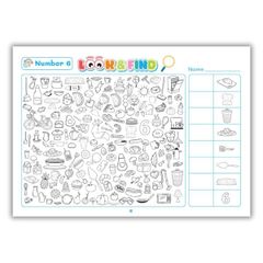 Sách Look and Find Cho Bé – SHAPE/NUMBER Và SHAPE/ COLOR Tìm Hình và Tô Màu Thông Minh Phát Triển IQ EQ  - Bộ 2 Cuốn – ABBOOKS