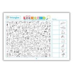 Sách Look and Find Cho Bé – SHAPE/NUMBER Và SHAPE/ COLOR Tìm Hình và Tô Màu Thông Minh Phát Triển IQ EQ  - Bộ 2 Cuốn – ABBOOKS