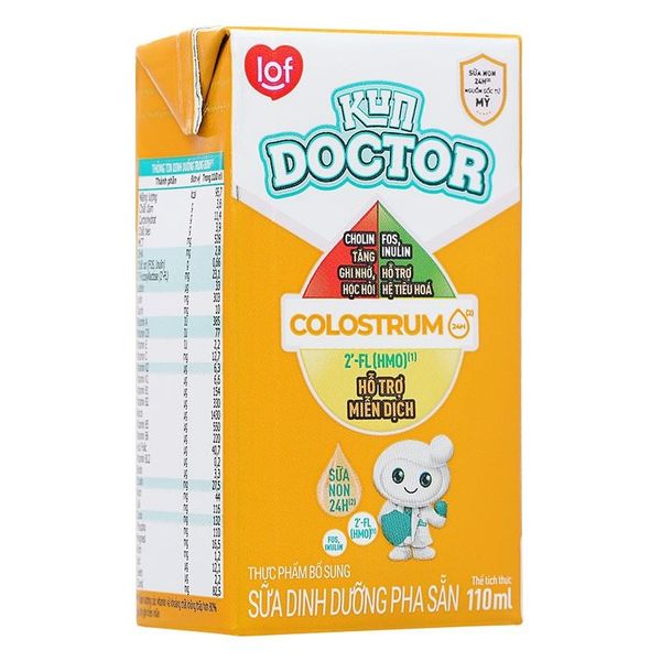 Sữa bột pha sẵn cho bé Kun Doctor Grow Plus