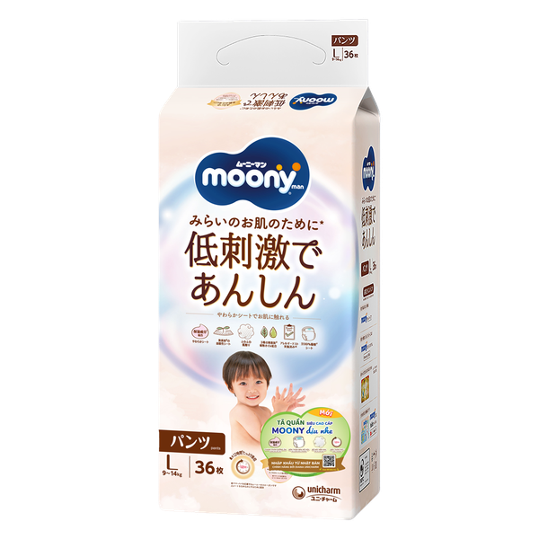 Tã Bỉm Moony Natural Trắng Dịu Nhẹ