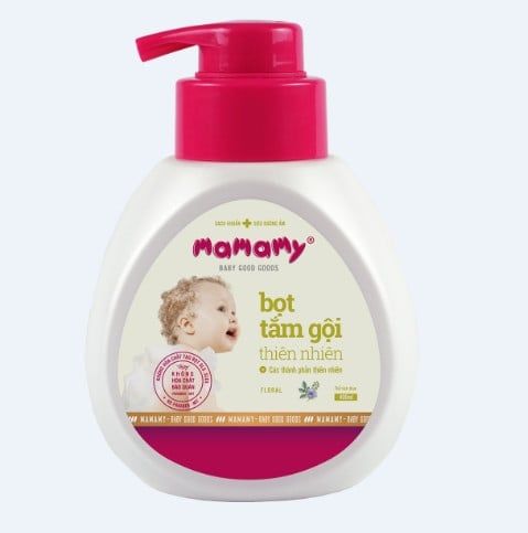 Bọt tắm gội thiên nhiên Mamamy Floral