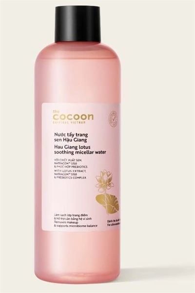 Nước tẩy trang Sen Hậu Giang Cocoon 500ml