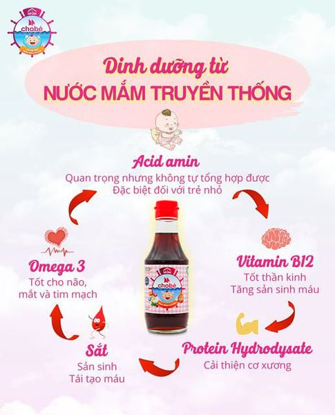 Nước mắm cá cơm cho bé Lê Gia