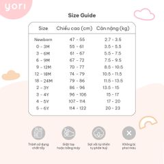 Bộ cài vai dài tay Yori hình thỏ