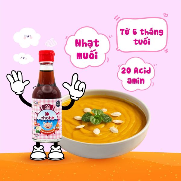 Nước mắm cá cơm cho bé Lê Gia