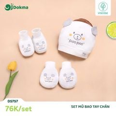 Set mũ bao tay chân Dokma DS757