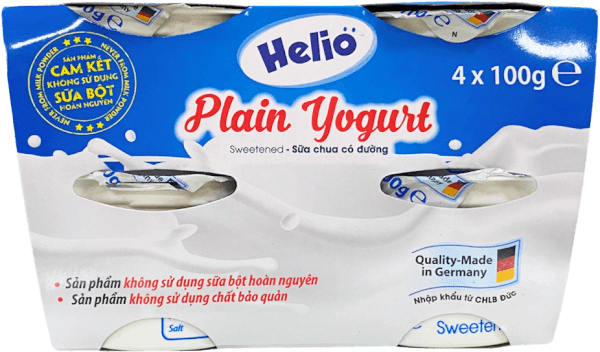 Sữa chua Helio có đường