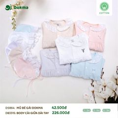 Bộ body dài tay cài giữa Dokma