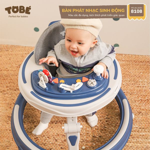 Xe tập đi hình tròn Dubbie cao cấp TOBÉ cho bé