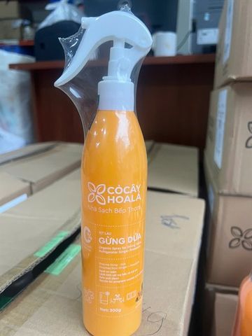 Q - Xịt đa năng gừng dừa Cỏ cây hoa lá 300g