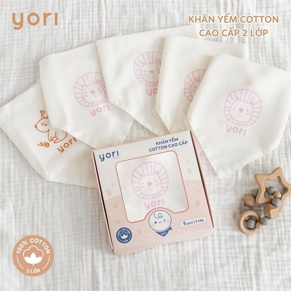 Yếm cotoon cao cấp Yori