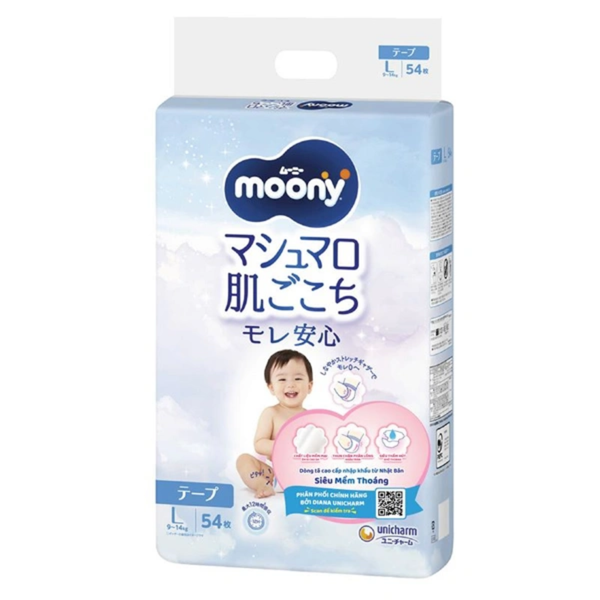Tã Bỉm Moony Xanh