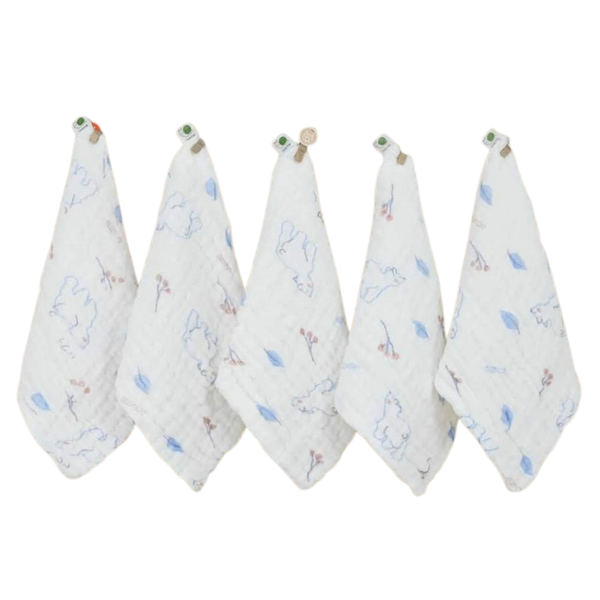 Khăn sữa cotton 6 lớp Dokma DS505M