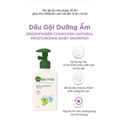 Dầu gội ChokChok dưỡng ẩm cho bé Greenfinger 320ml