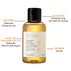 Gel rửa mặt hoa hồng Cocoon