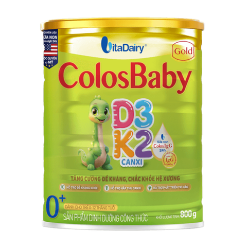 Sữa Colosbaby Gold D3K2 (Lon 800g)