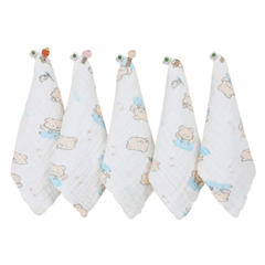 Khăn sữa cotton 6 lớp Dokma DS505M