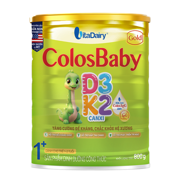 Sữa Colosbaby Gold D3K2 (Lon 800g)