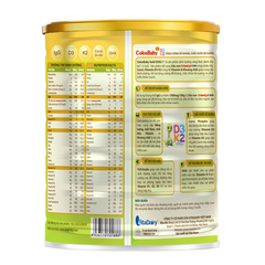 Sữa Colosbaby Gold D3K2 (Lon 800g)