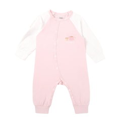 Body dài cài lệch bamboo Minh Baby