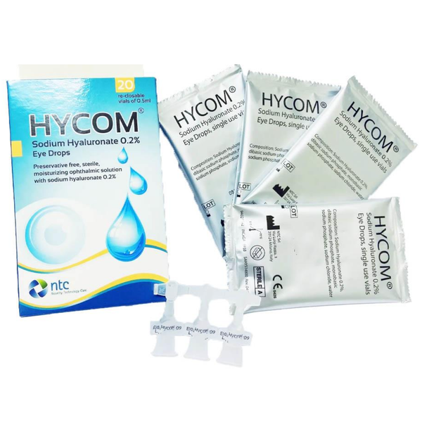 Nước mắt nhân tạo Hycom HA 0,2%