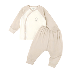 Bộ dài tay cài lệch rayon Minh Baby